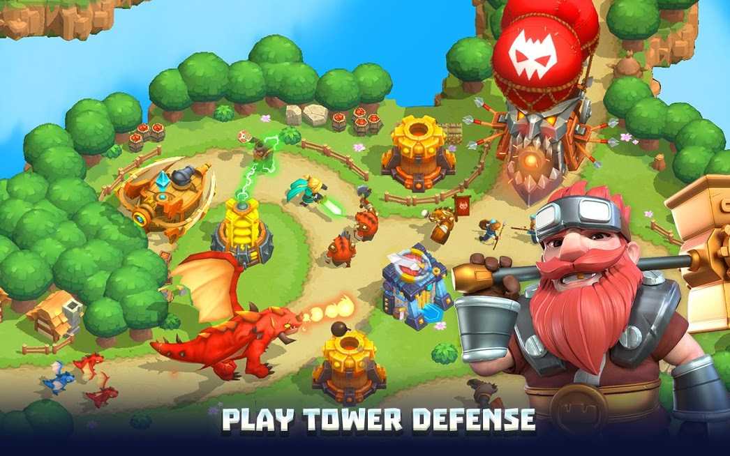 دانلود 3D Wild TD: Tower Defense 1.76.12 – بازی استراتژیکی قلمرو آسمانی اندروید